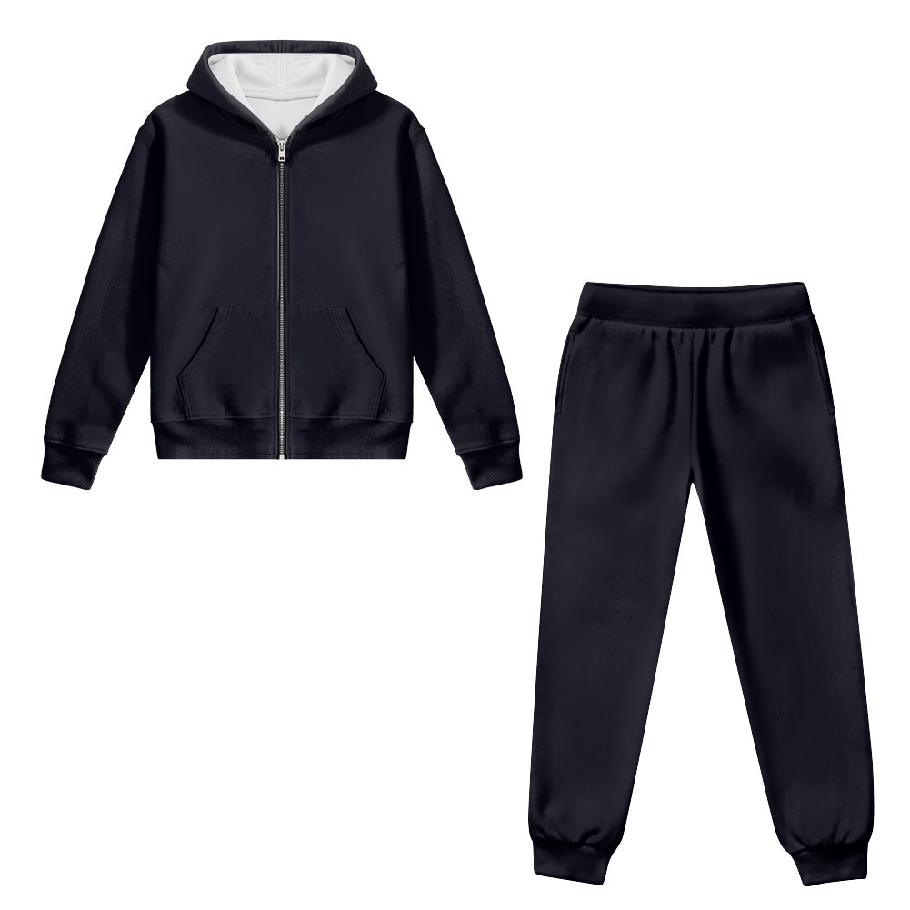 Walking In His Love Youth Christian Zippered Sportswear Outfit - ClaimedbyGodDesigns