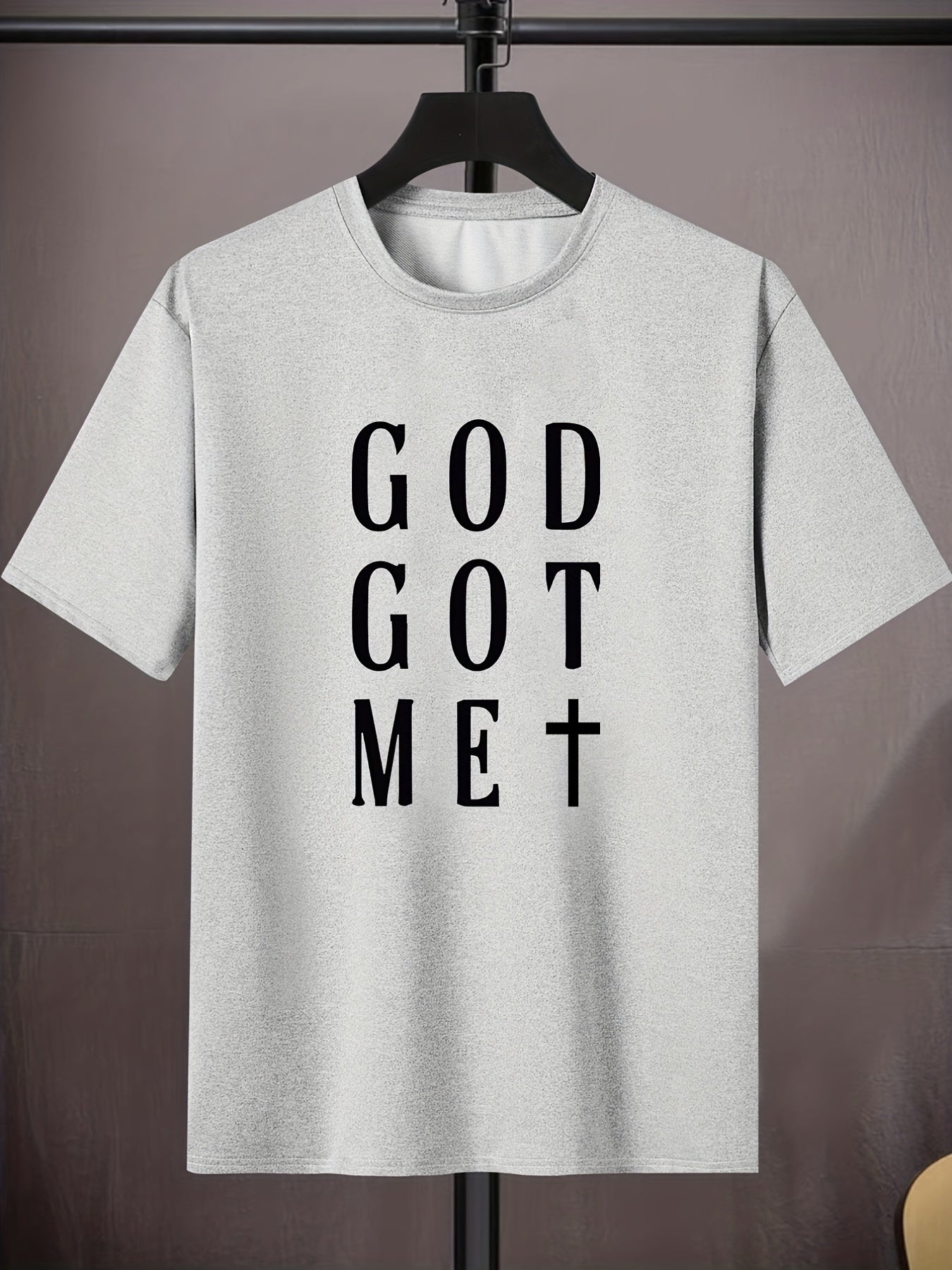 God Got Me Men's Christian T-shirt claimedbygoddesigns