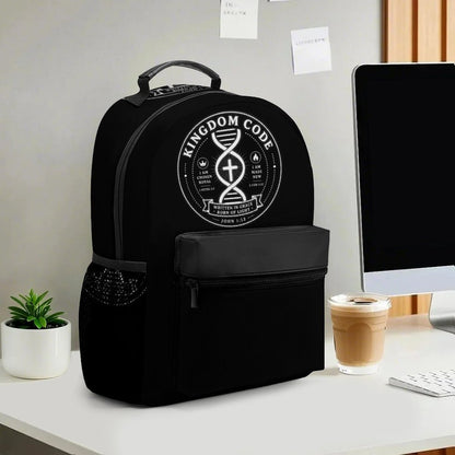 Kingdom Code Youth Christian Casual Backpack - ClaimedbyGodDesigns