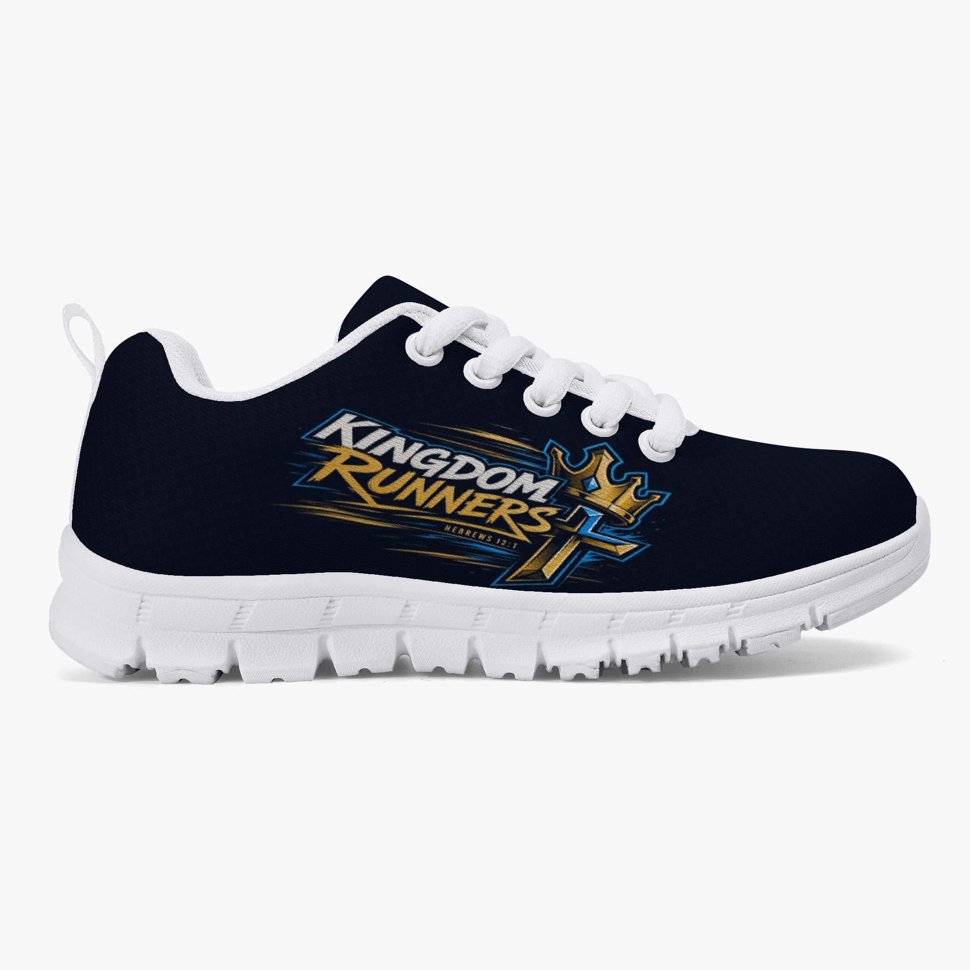 Kingdom Runners Christian Kids' Lightweight Mesh Sneakers - ClaimedbyGodDesigns