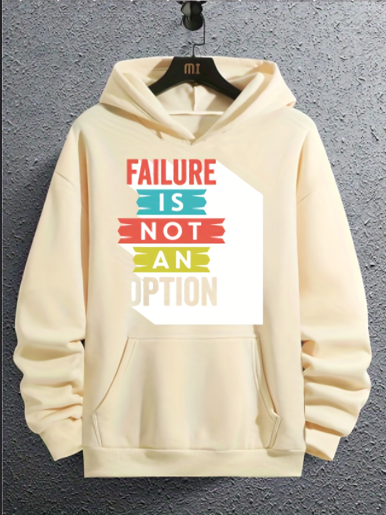 Failure Is Not An Option Youth Christian Pullover Hooded Sweatshirt claimedbygoddesigns