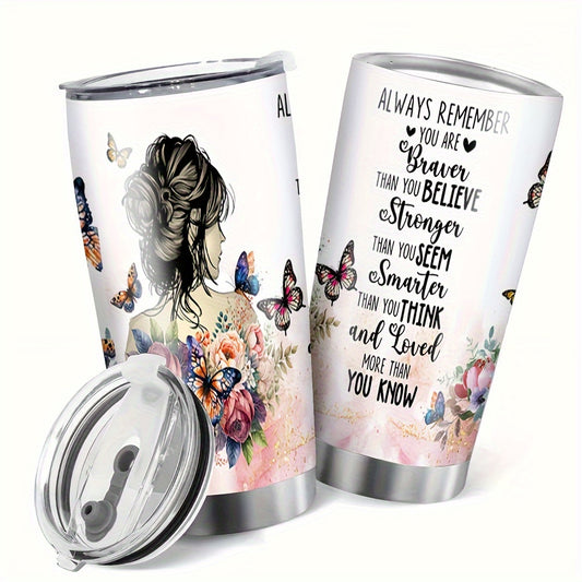 Always Remember You Are Insulated Stainless Steel Christian Tumbler 20oz claimedbygoddesigns
