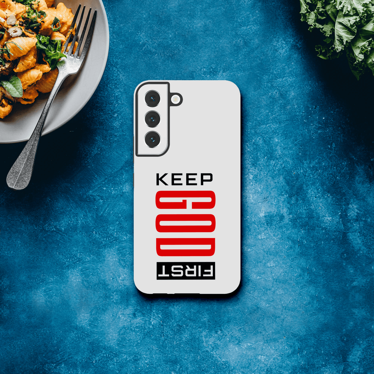 Keep Him First Christian Tough Phone Case For Samsung Galaxy - ClaimedbyGodDesigns