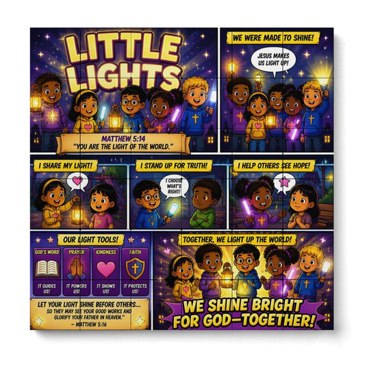 Little Lights – Building Block Puzzle Ornament - ClaimedbyGodDesigns
