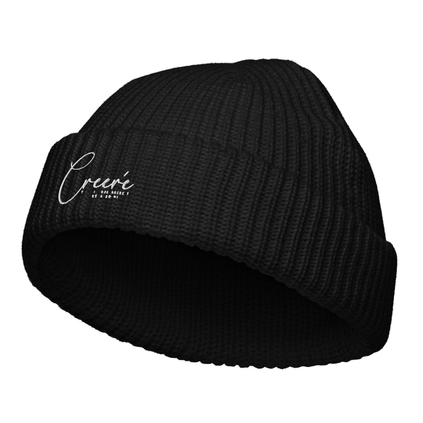 Creere todo lo que necesito esta en mi Spanish Christian Fisherman beanie