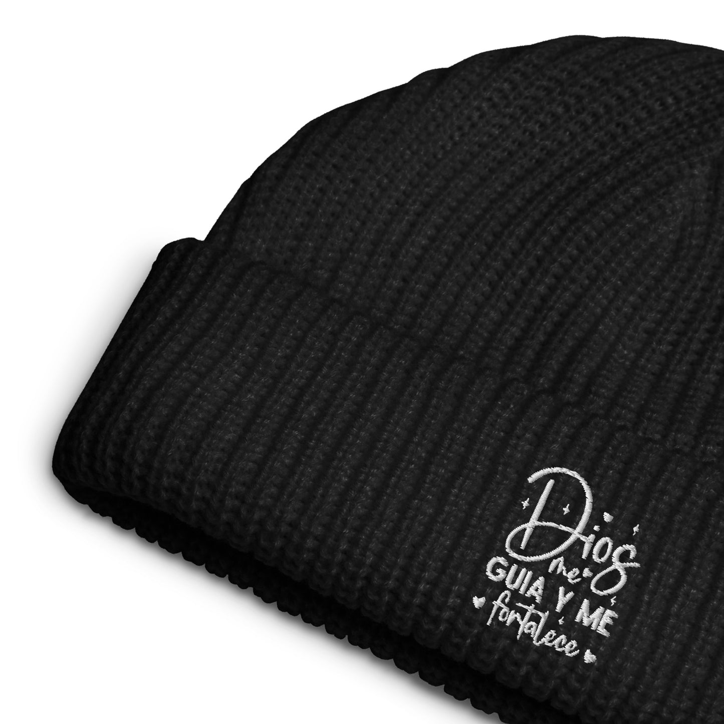 Dios Me Guia Y Me Fortalece Spanish Christian Fisherman beanie