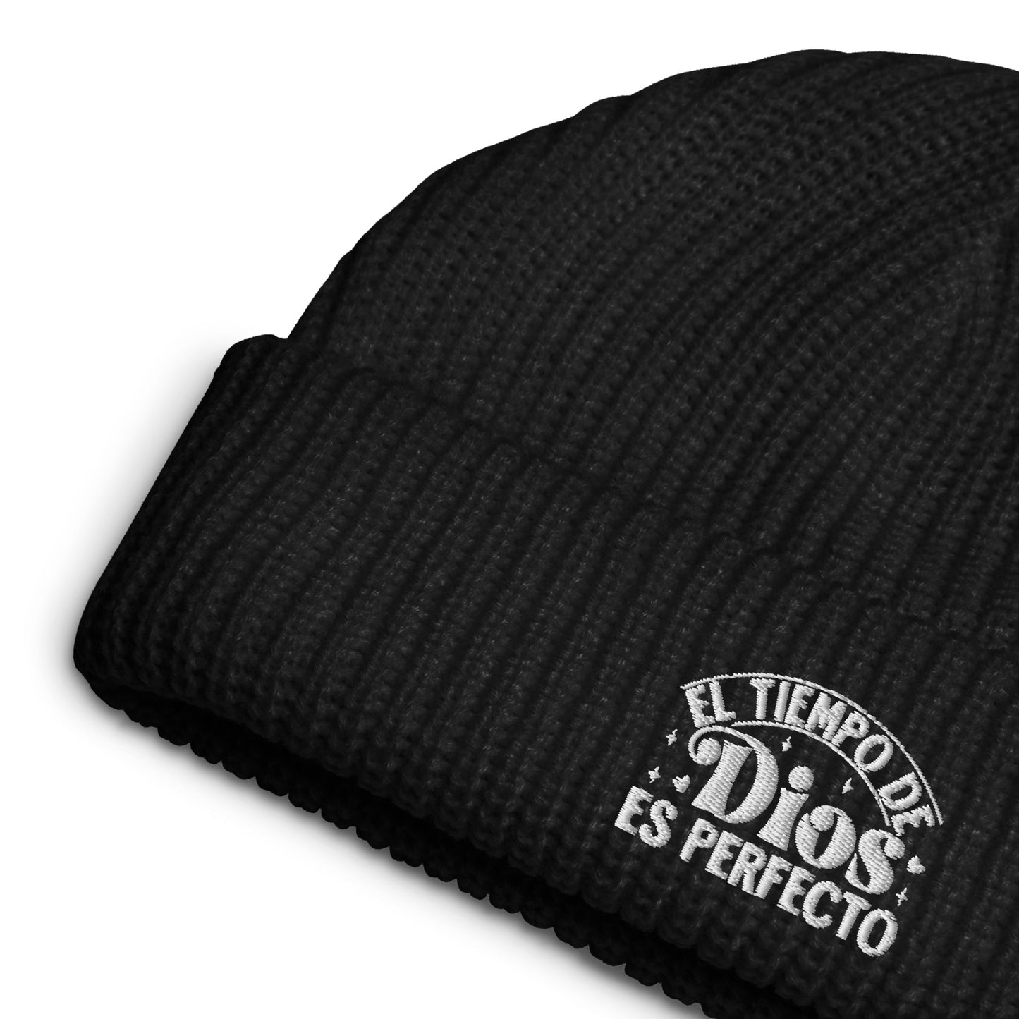 El Tiempo De Dios Es Perfecto Spanish Christian Fisherman beanie