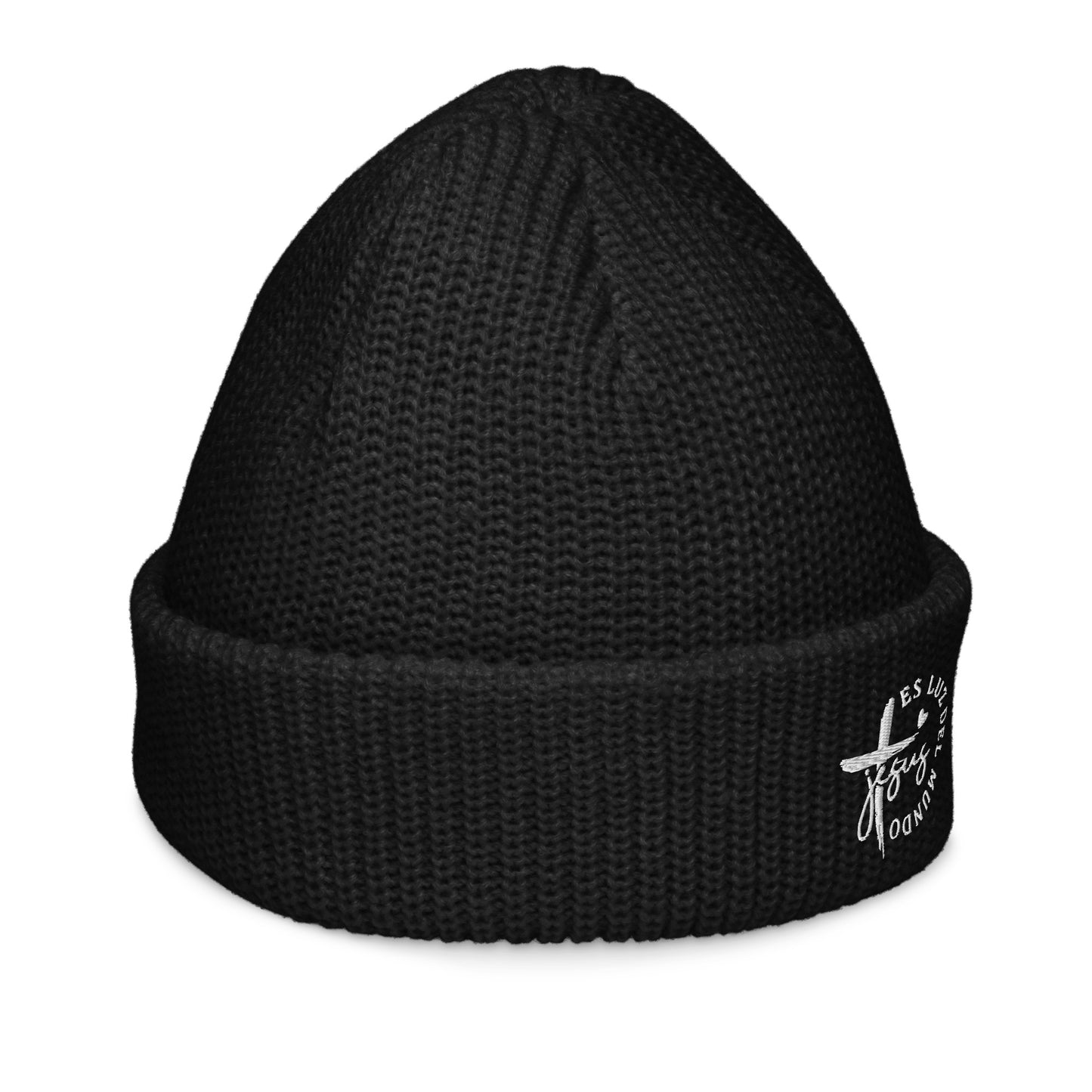 Jesus Es Luz Del Mundo Spanish Christian Fisherman beanie