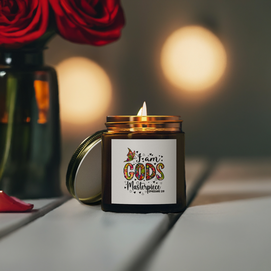 I Am His Masterpiece Christian Scented Candle (4oz, 9oz)