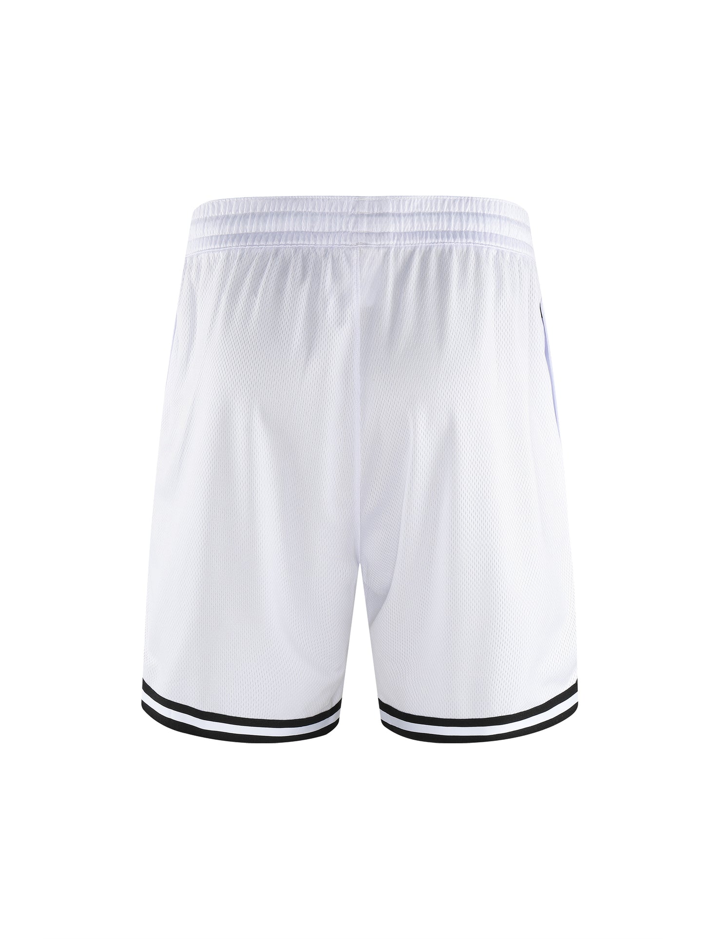 I Vibe Heavy With God Men's Classic Stripe Trim Zip Pocket Basketball Shorts