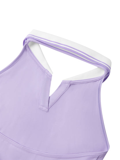 Addicted To Jesus Women’s Christian Collared Halter A‑Line Tennis Dress
