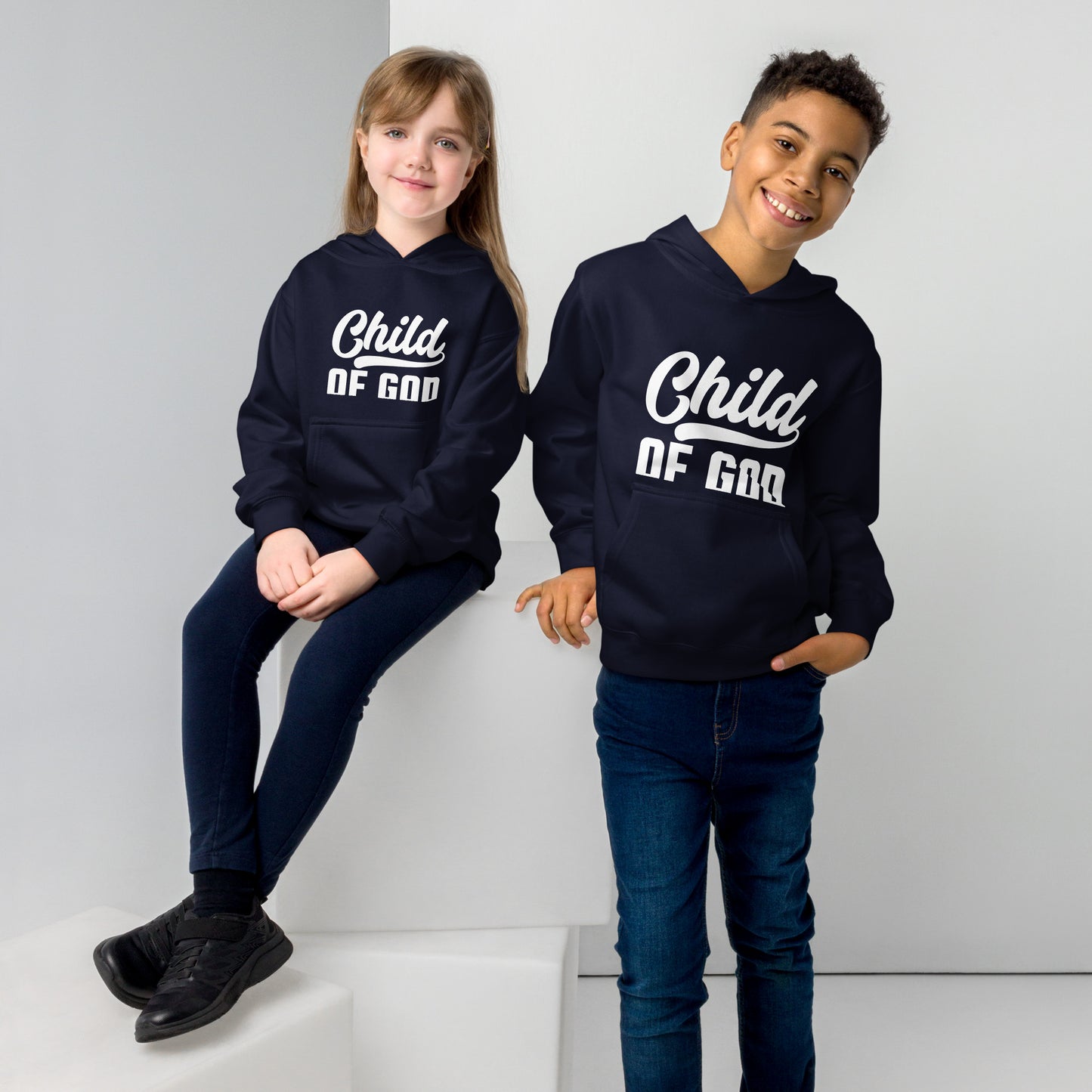 Child Of God Youth Christian fleece hooded Sweatshirt