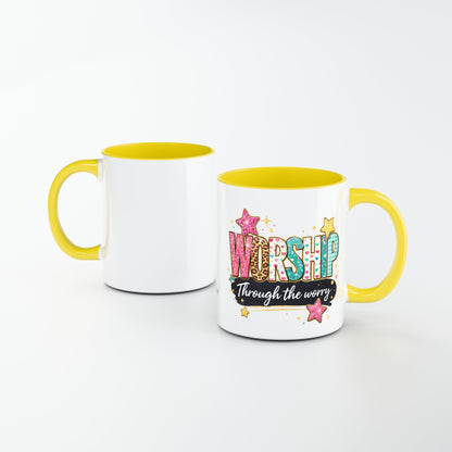 Worship Through The Worry Hello Sunshine Christian Gift Set - ClaimedbyGodDesigns