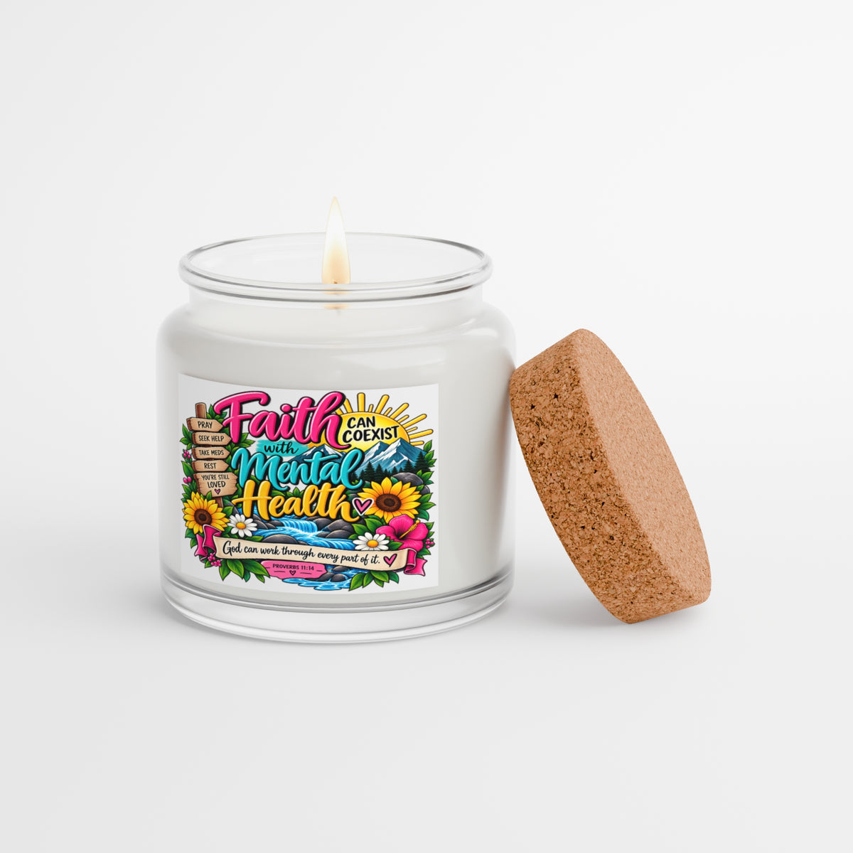 Faith Can Coexist With Mental Health Brighter Days Box - Claimed by God Designs