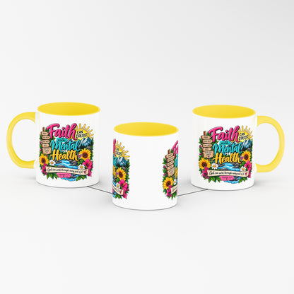 Faith Can Coexist With Mental Health Brighter Days Box - Claimed by God Designs