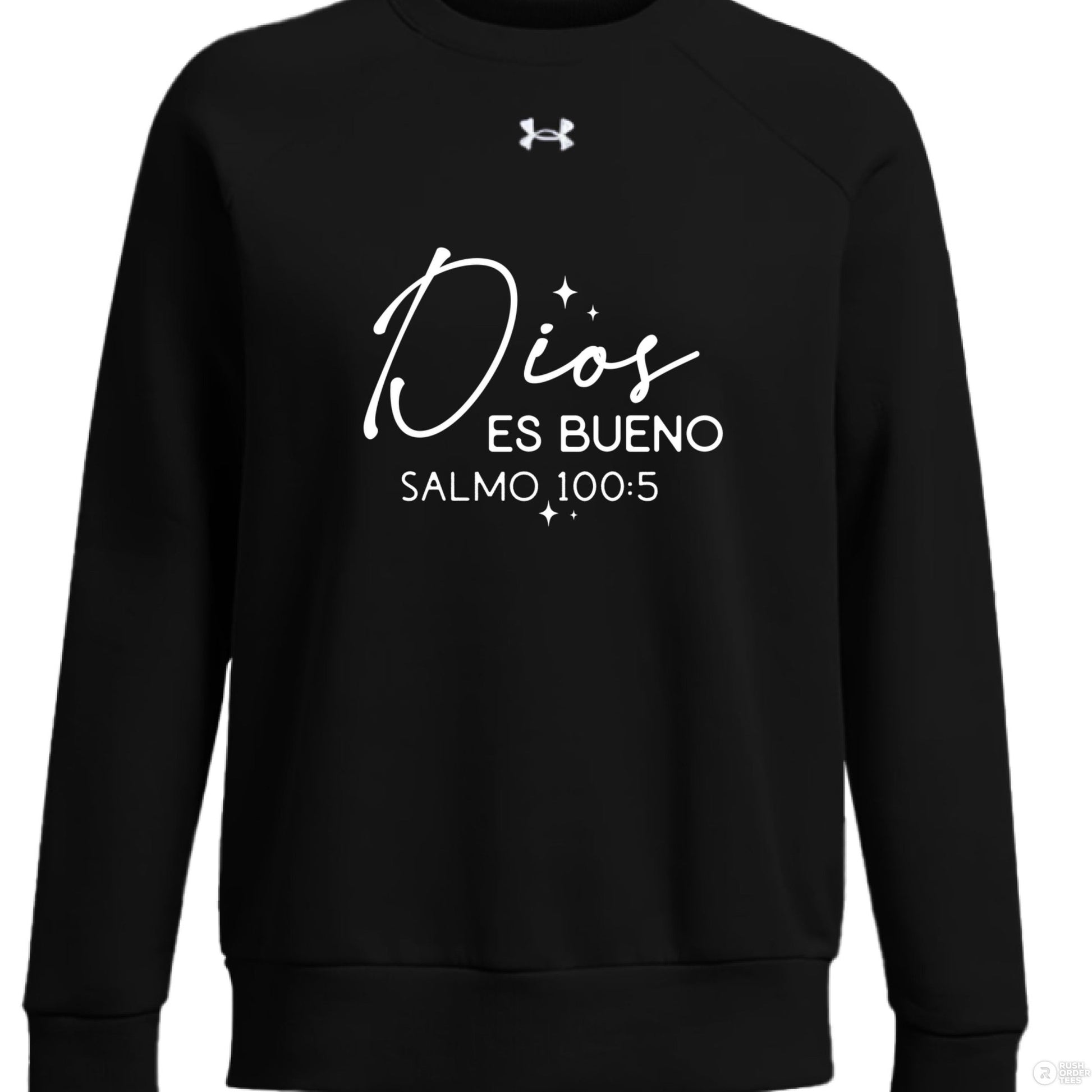Es Bueno Spanish Women's Christian Fleece Pullover Sweatshirt - ClaimedbyGodDesigns