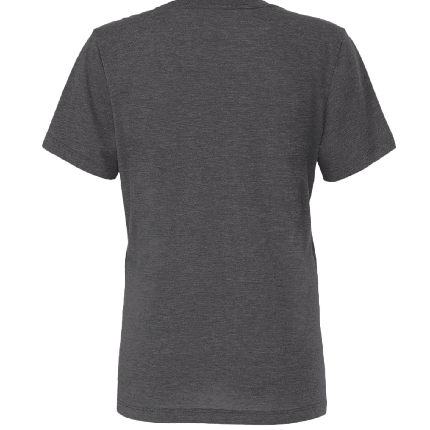 Solid Dark Grey Triblend - 6413 - BACK