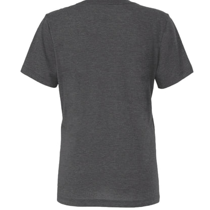 Solid Dark Grey Triblend - 6413 - BACK