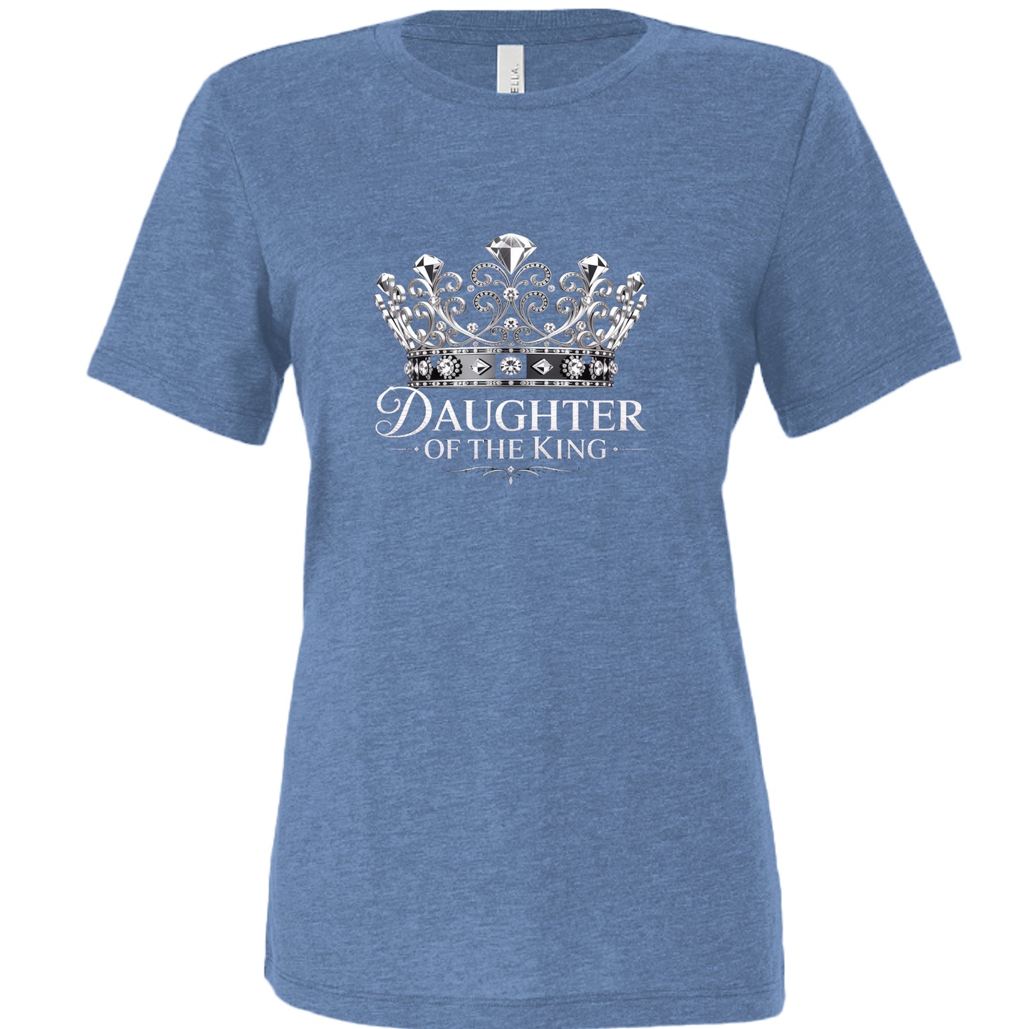 Blue Triblend - 6413 - FRONT