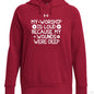 My Worship Is Loud Women's Pullover Fleece Hooded Sweatshirt - ClaimedbyGodDesigns