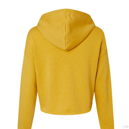 My Worship Is Loud Women's Christian Cropped Fleece Pullover Hooded Sweatshirt - ClaimedbyGodDesigns