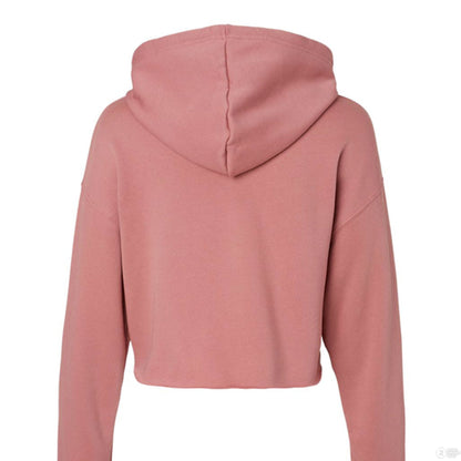 My Worship Is Loud Women's Christian Cropped Fleece Pullover Hooded Sweatshirt - ClaimedbyGodDesigns