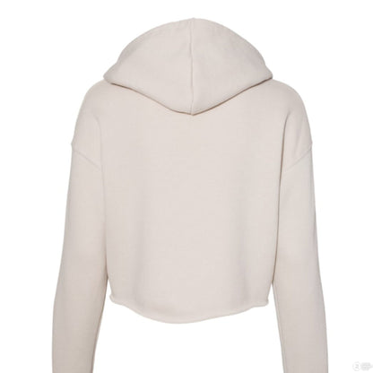 My Worship Is Loud Women's Christian Cropped Fleece Pullover Hooded Sweatshirt - ClaimedbyGodDesigns