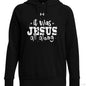 It Was Him All Along Women's Pullover Fleece Hooded Sweatshirt - ClaimedbyGodDesigns