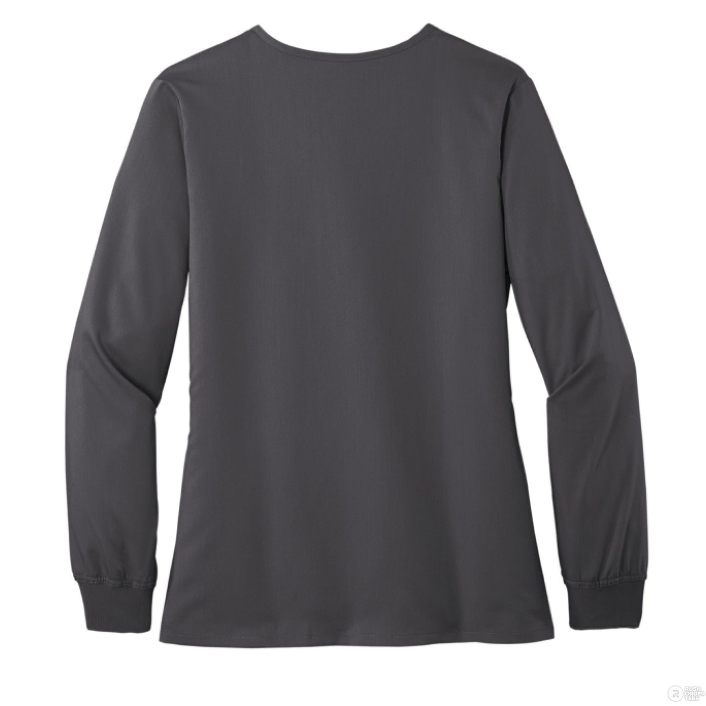 Seek First The Kingdom Women’s Christian Premiere Flex Full - Zip Scrub Jacket – Comfortable, Stylish, and Flexible Workwear - ClaimedbyGodDesigns