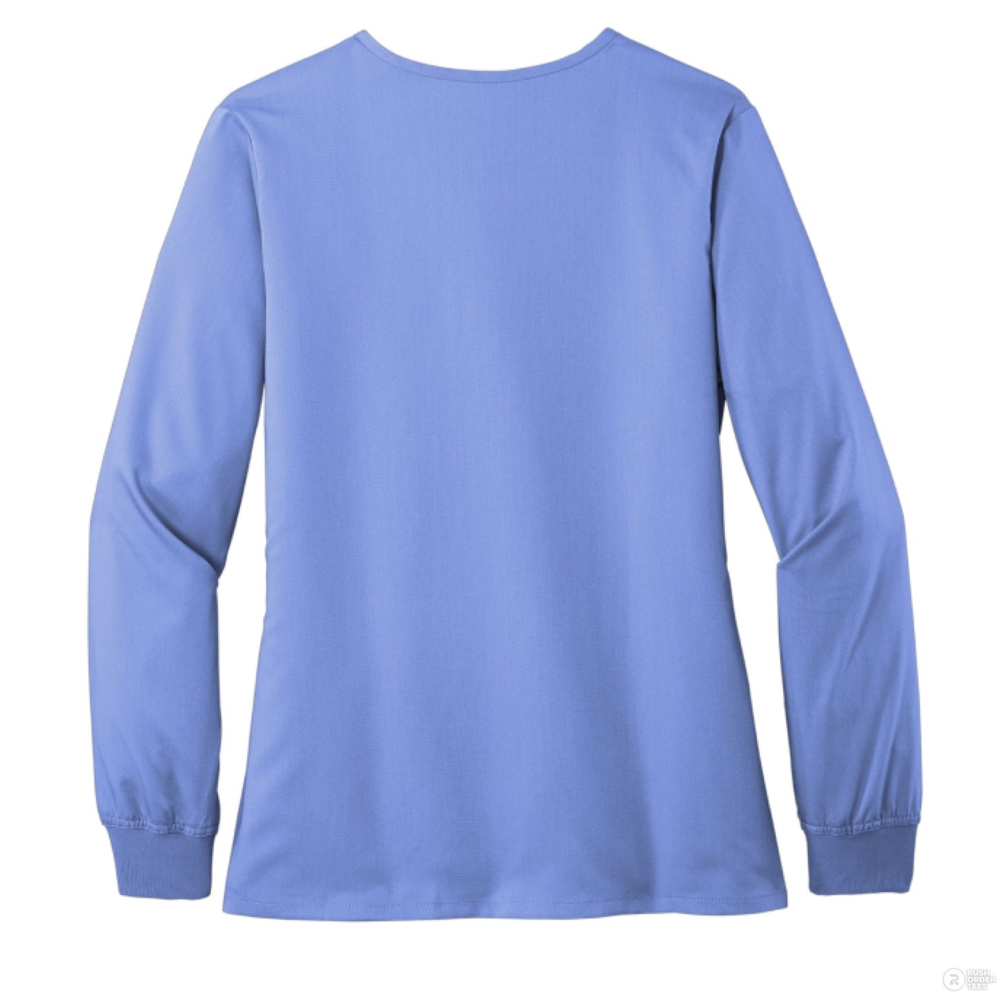 Seek First The Kingdom Women’s Christian Premiere Flex Full - Zip Scrub Jacket – Comfortable, Stylish, and Flexible Workwear - ClaimedbyGodDesigns