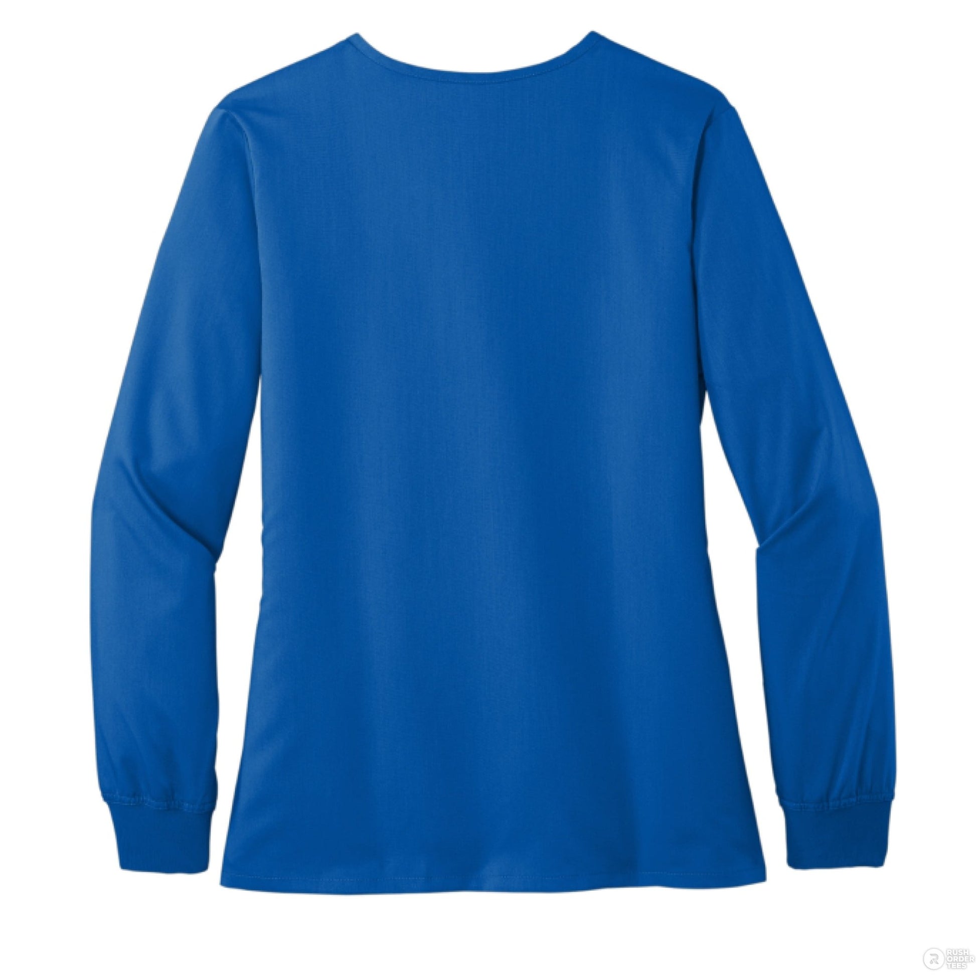 Keep Him First Women’s Christian Premiere Flex Full - Zip Scrub Jacket - ClaimedbyGodDesigns