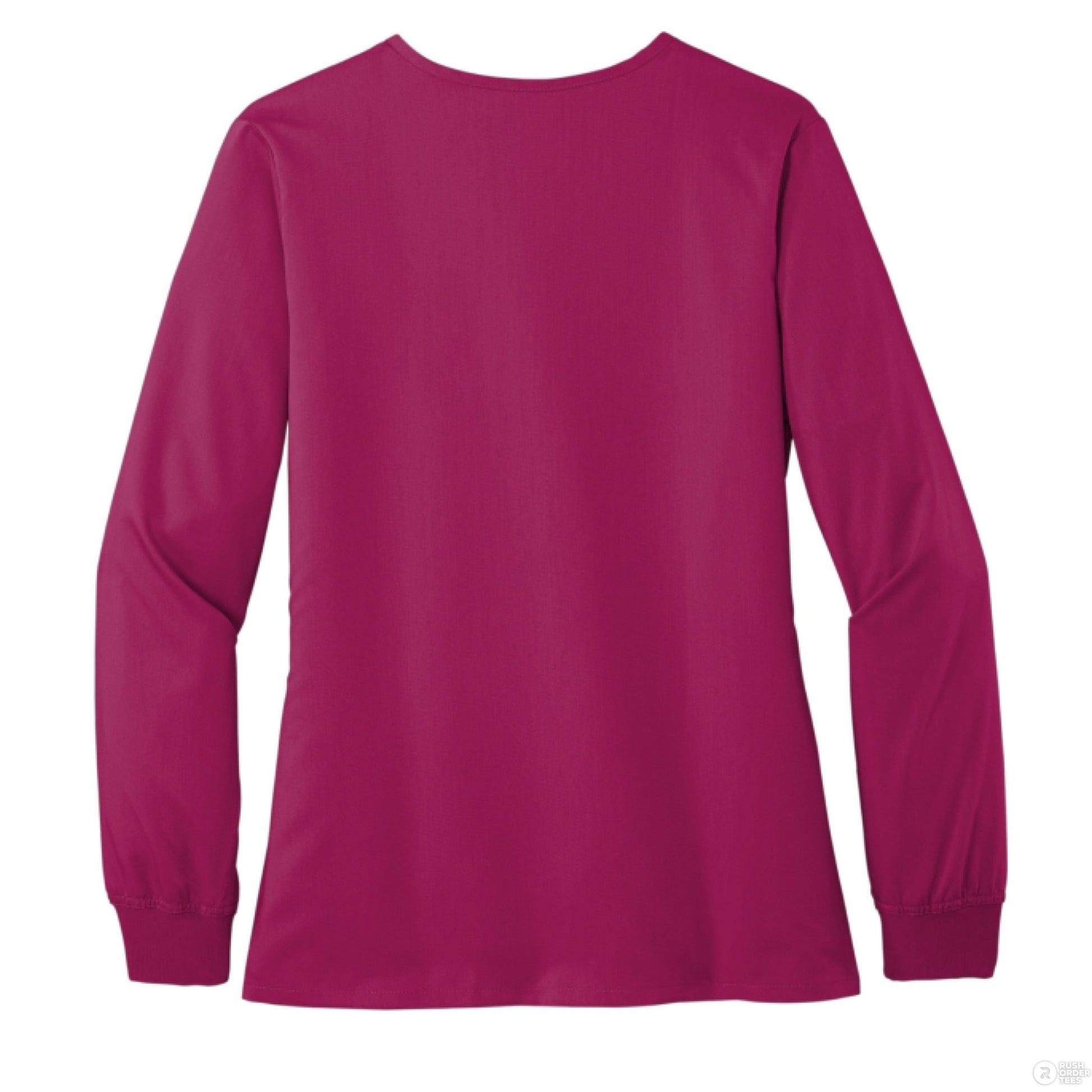 Keep Him First Women’s Christian Premiere Flex Full - Zip Scrub Jacket - ClaimedbyGodDesigns