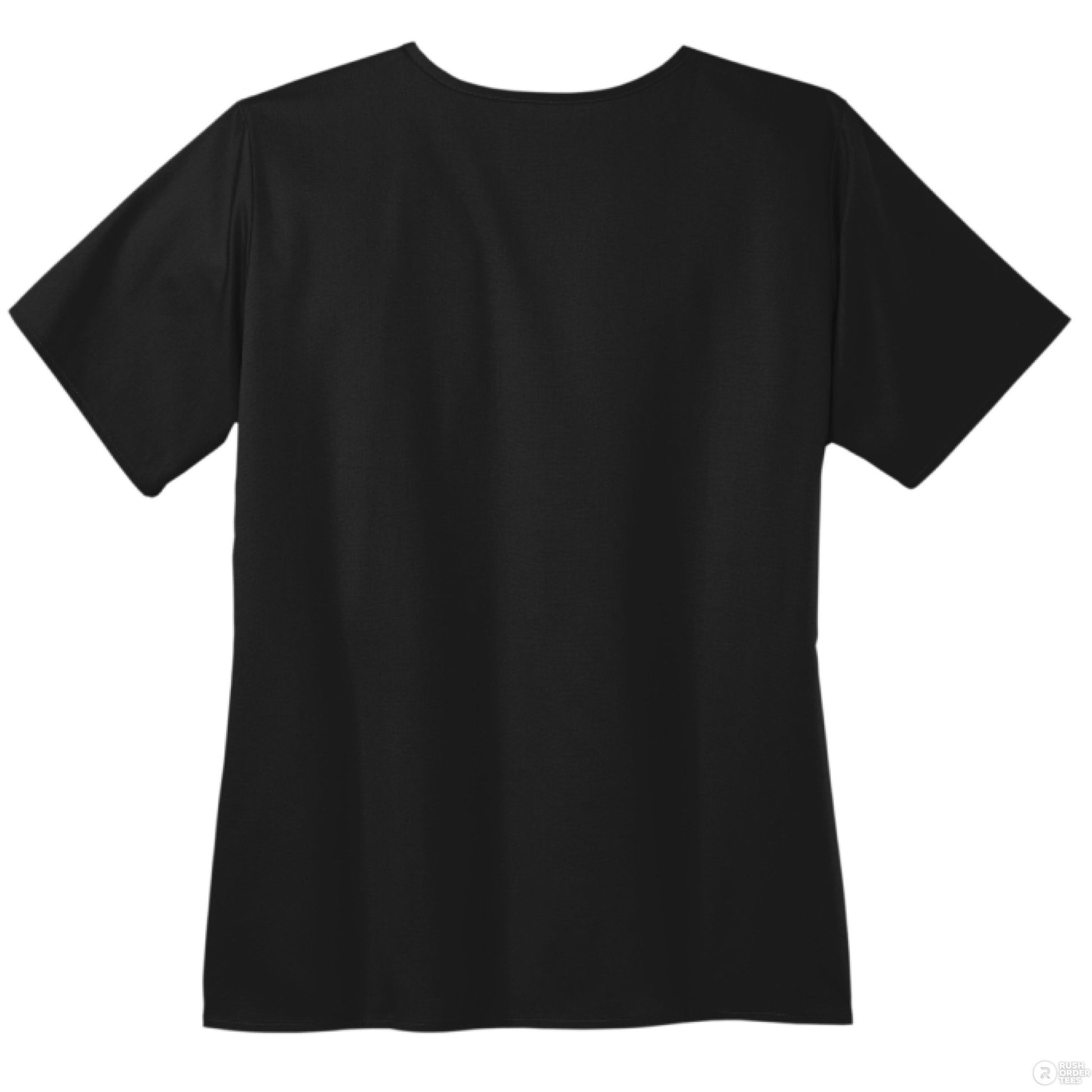 Keep Him First Women’s WorkFlex Mock Wrap Christian Scrub Top - ClaimedbyGodDesigns