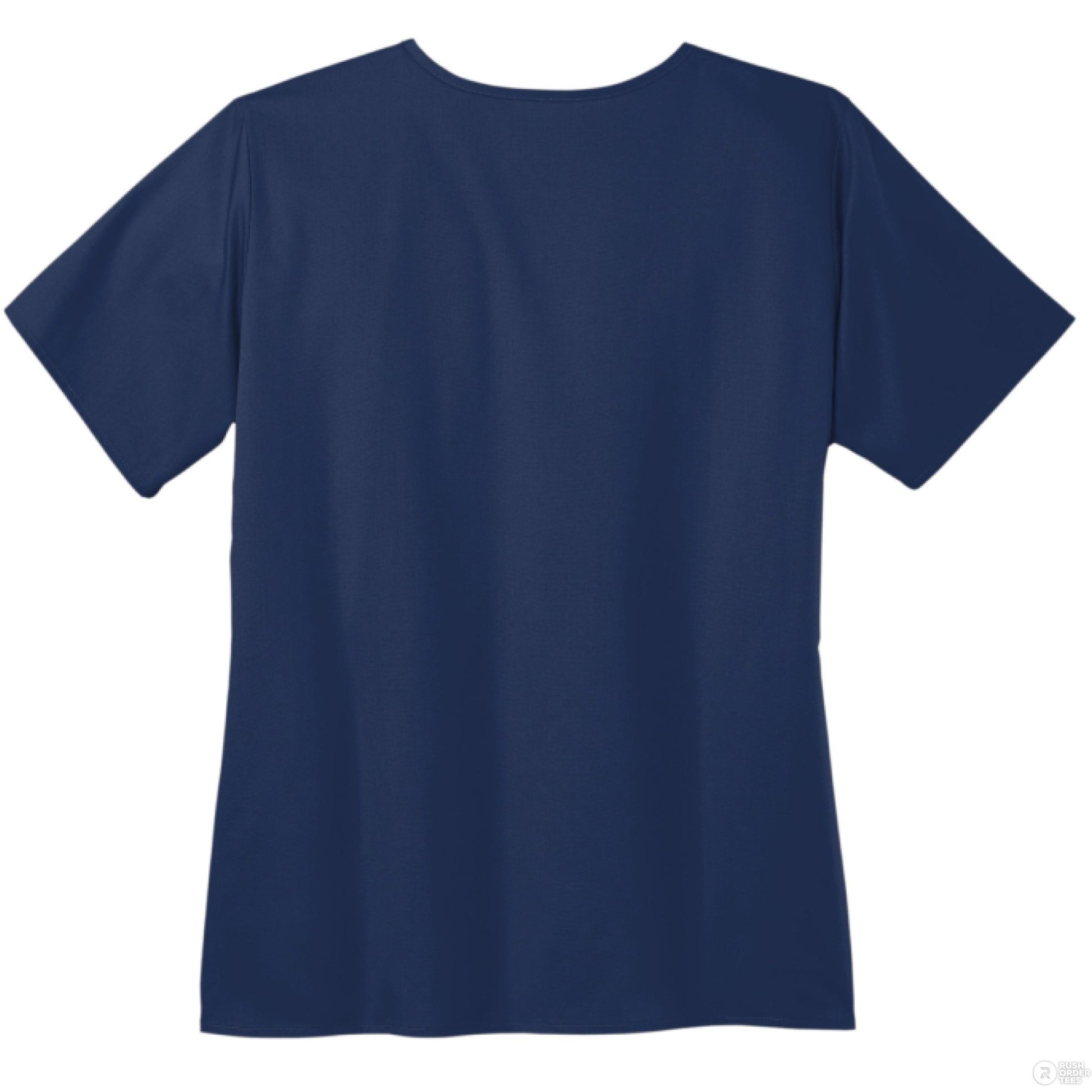 Keep Him First Women’s WorkFlex Mock Wrap Christian Scrub Top - ClaimedbyGodDesigns