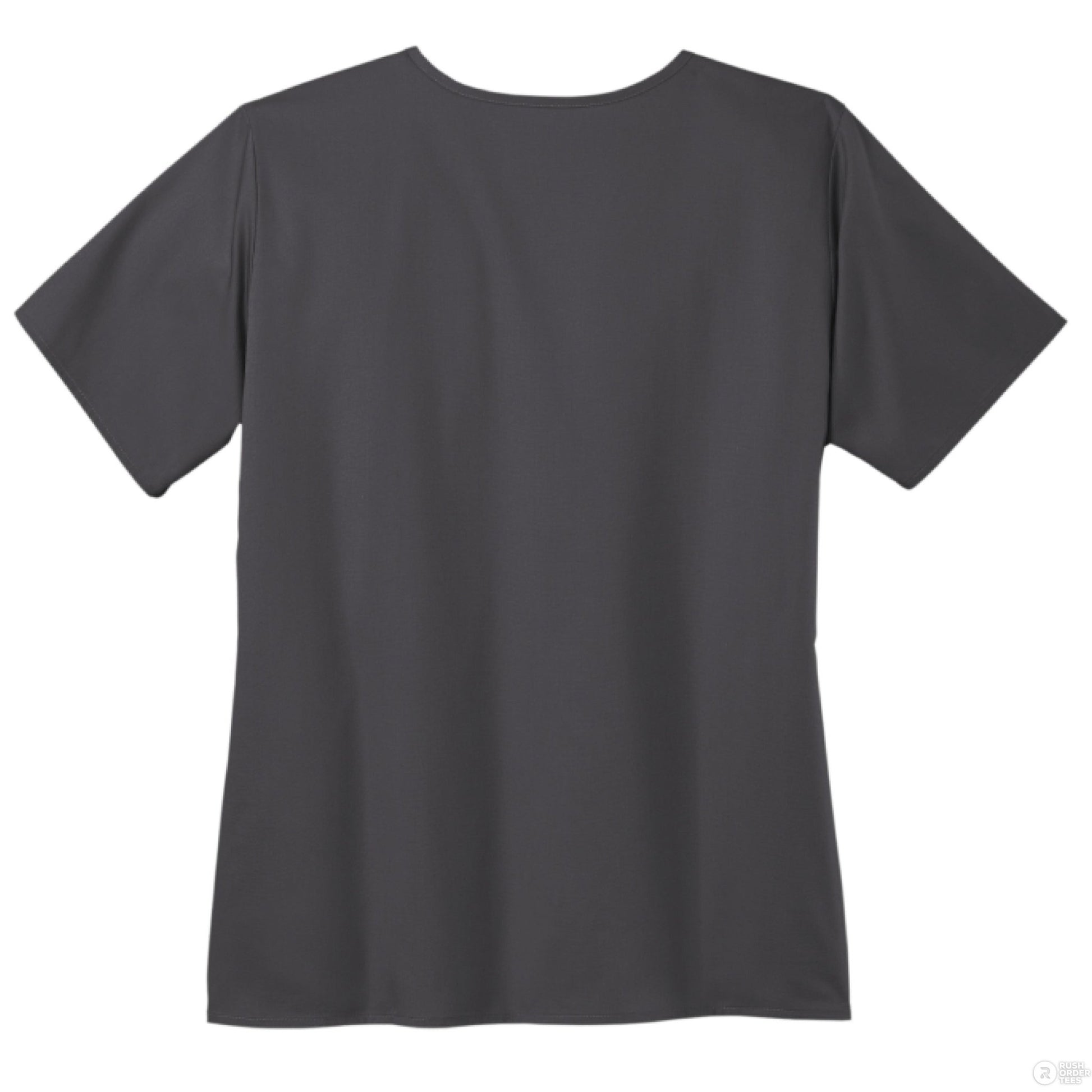 Keep Him First Women’s WorkFlex Mock Wrap Christian Scrub Top - ClaimedbyGodDesigns