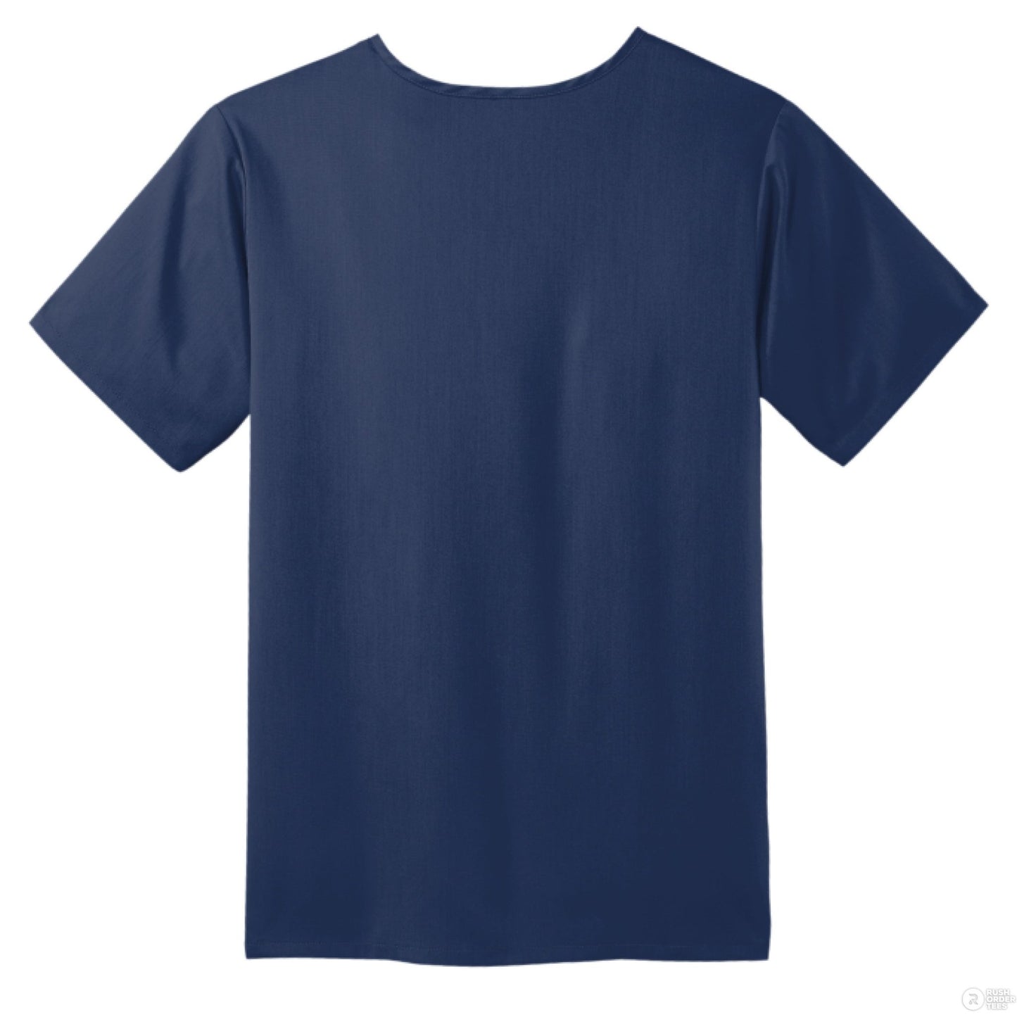 Keep Him First Men’s WorkFlex Mock Wrap Christian Scrub Top - ClaimedbyGodDesigns