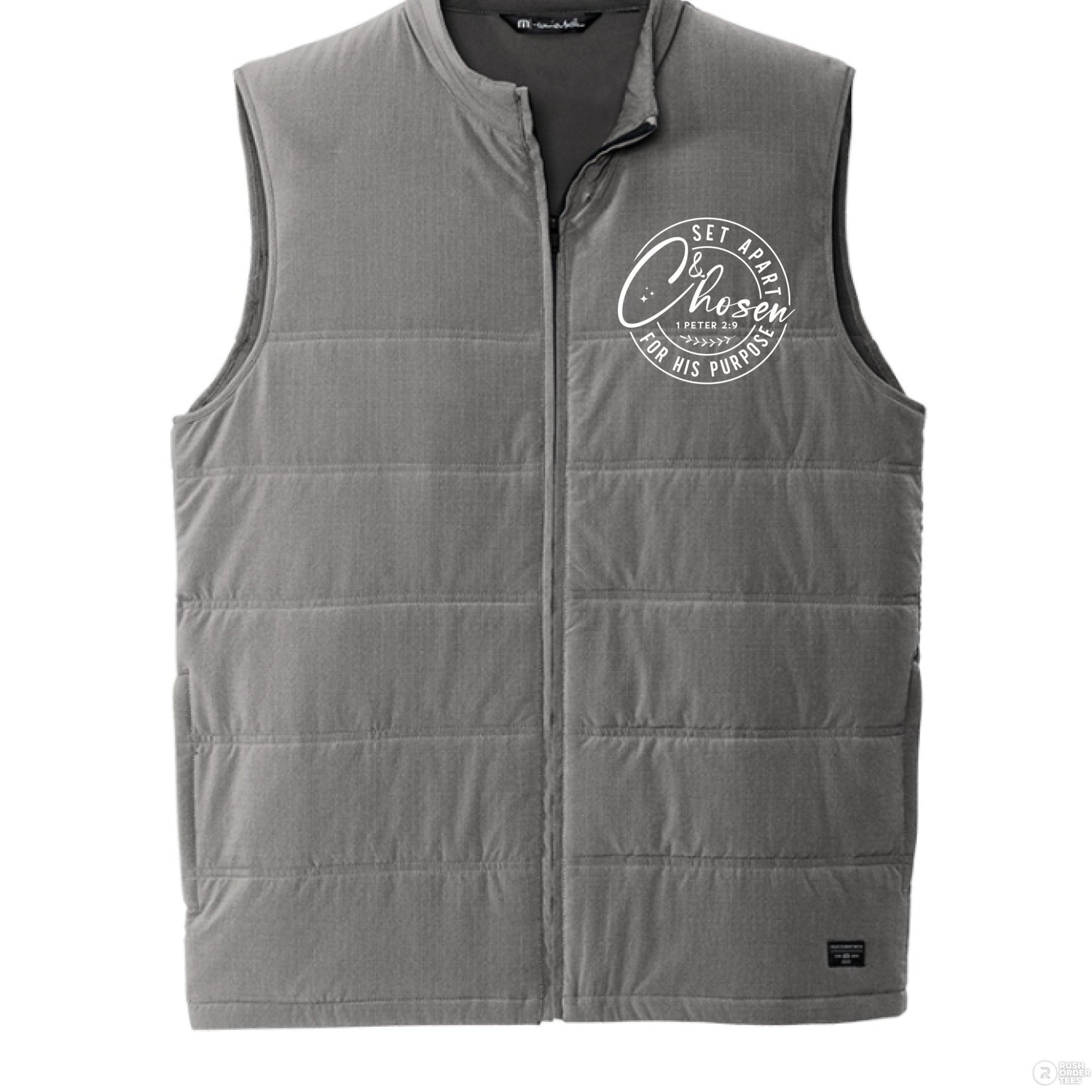 Set Apart and Chosen Men's Christian Vest - ClaimedbyGodDesigns