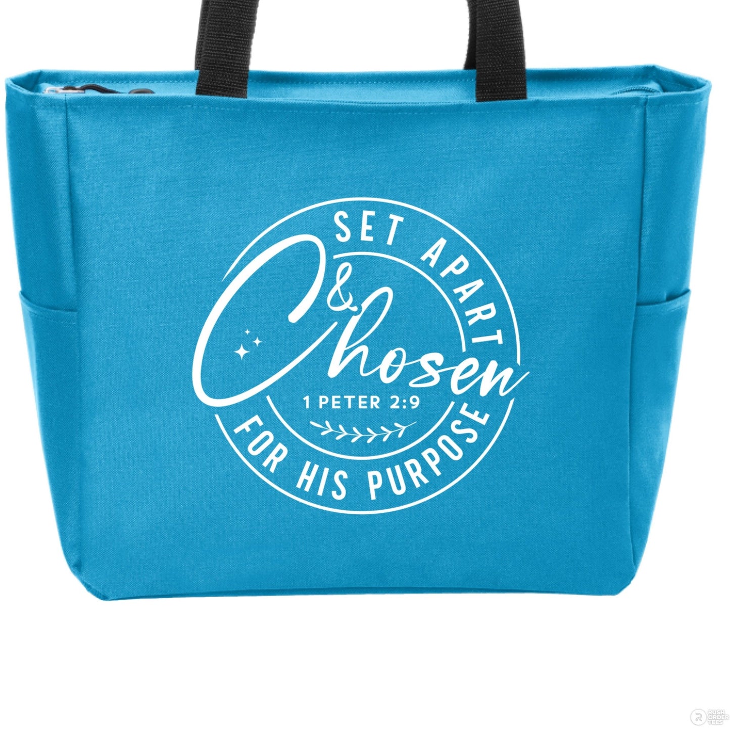 Set Apart and Chosen Christian Tote Bag - ClaimedbyGodDesigns