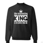 The Resurrecting King unisex Christian Fleece Pullover Crewneck Sweatshirt - ClaimedbyGodDesigns
