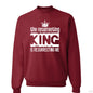 The Resurrecting King unisex Christian Fleece Pullover Crewneck Sweatshirt - ClaimedbyGodDesigns