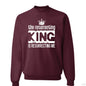 The Resurrecting King unisex Christian Fleece Pullover Crewneck Sweatshirt - ClaimedbyGodDesigns
