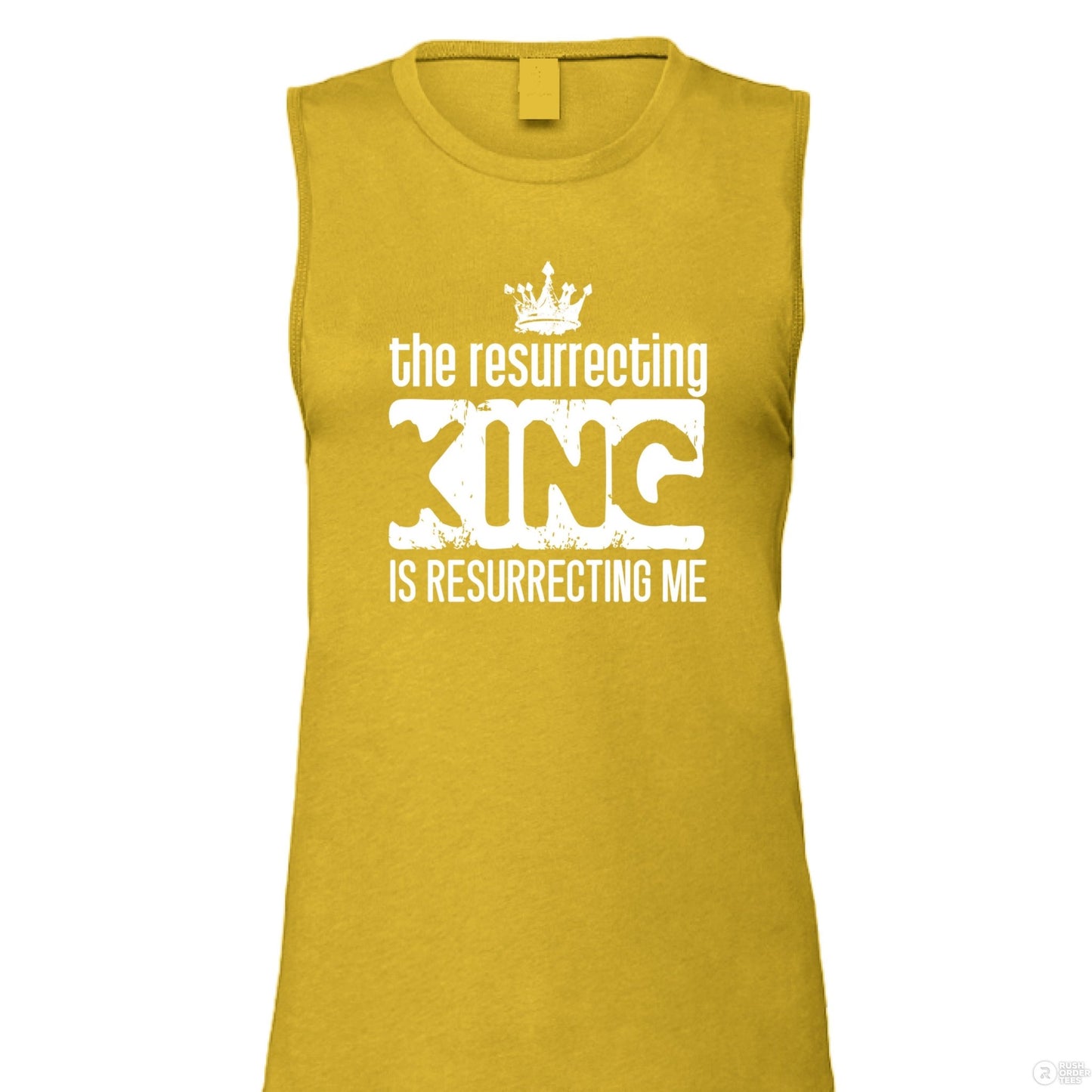 The Resurrecting King Women's Christian Gym Tank top - ClaimedbyGodDesigns