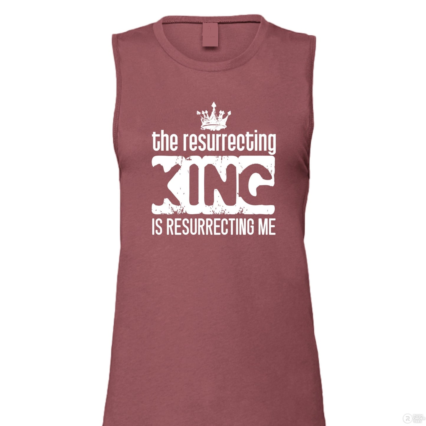 The Resurrecting King Women's Christian Gym Tank top - ClaimedbyGodDesigns