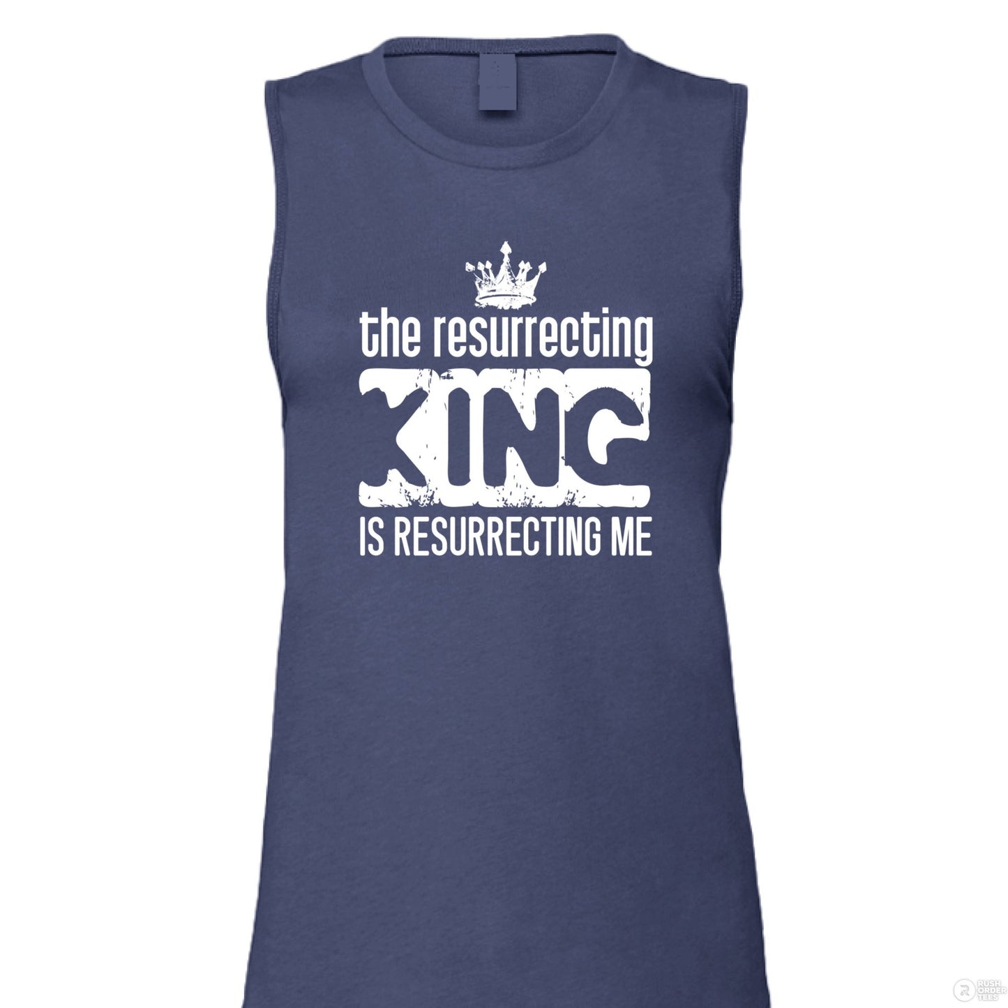 The Resurrecting King Women's Christian Gym Tank top - ClaimedbyGodDesigns