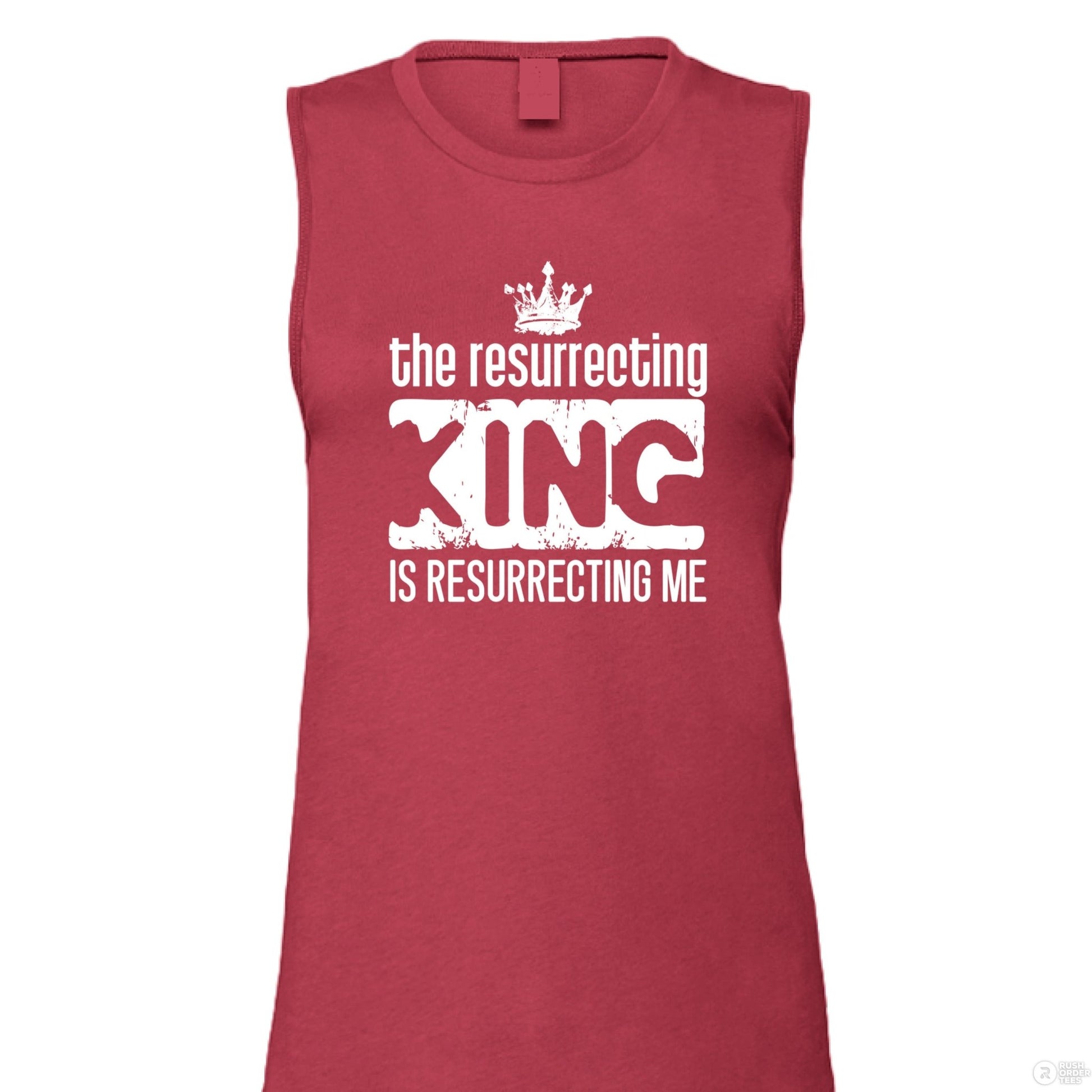 The Resurrecting King Women's Christian Gym Tank top - ClaimedbyGodDesigns