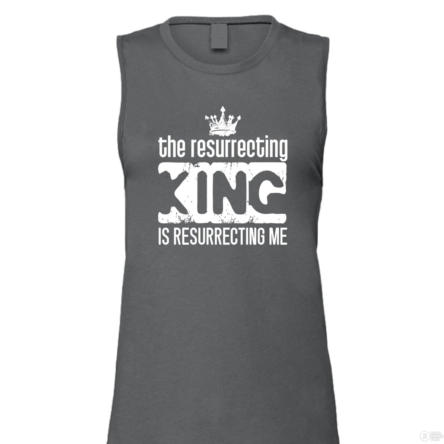 The Resurrecting King Women's Christian Gym Tank top - ClaimedbyGodDesigns