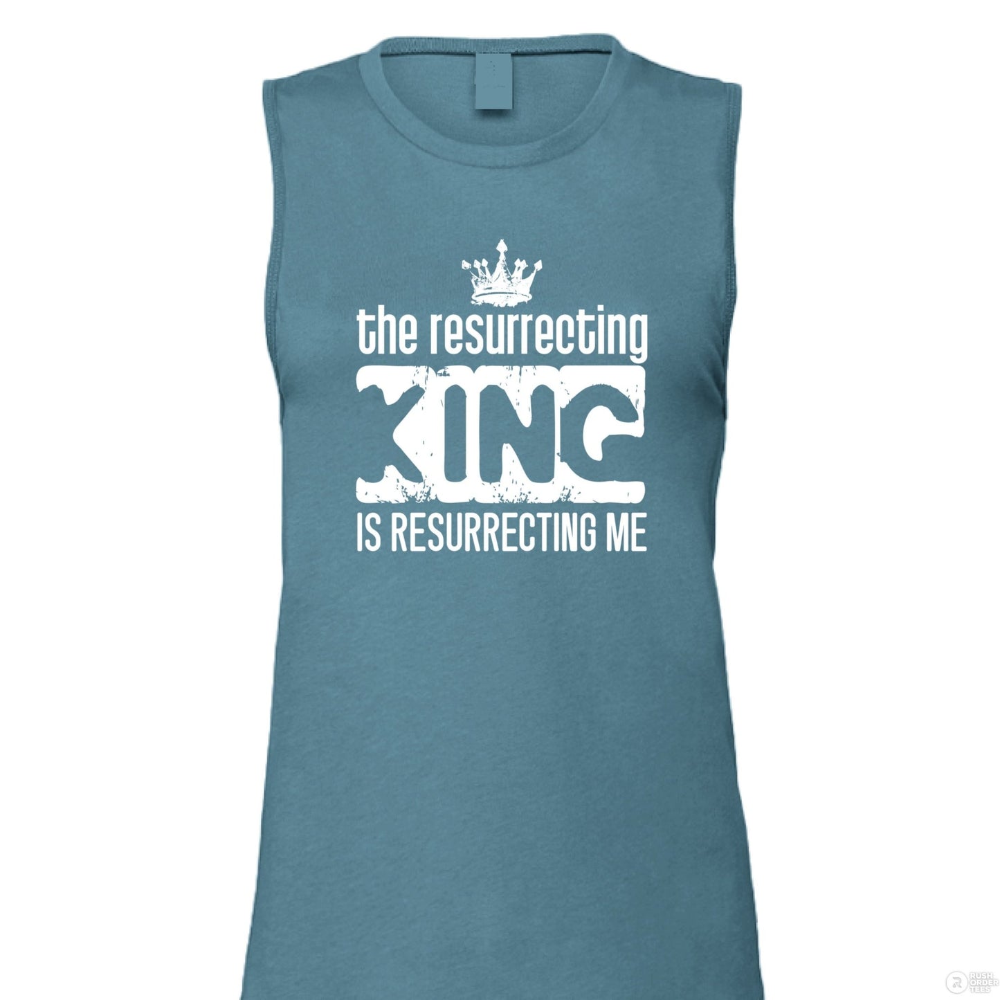 The Resurrecting King Women's Christian Gym Tank top - ClaimedbyGodDesigns