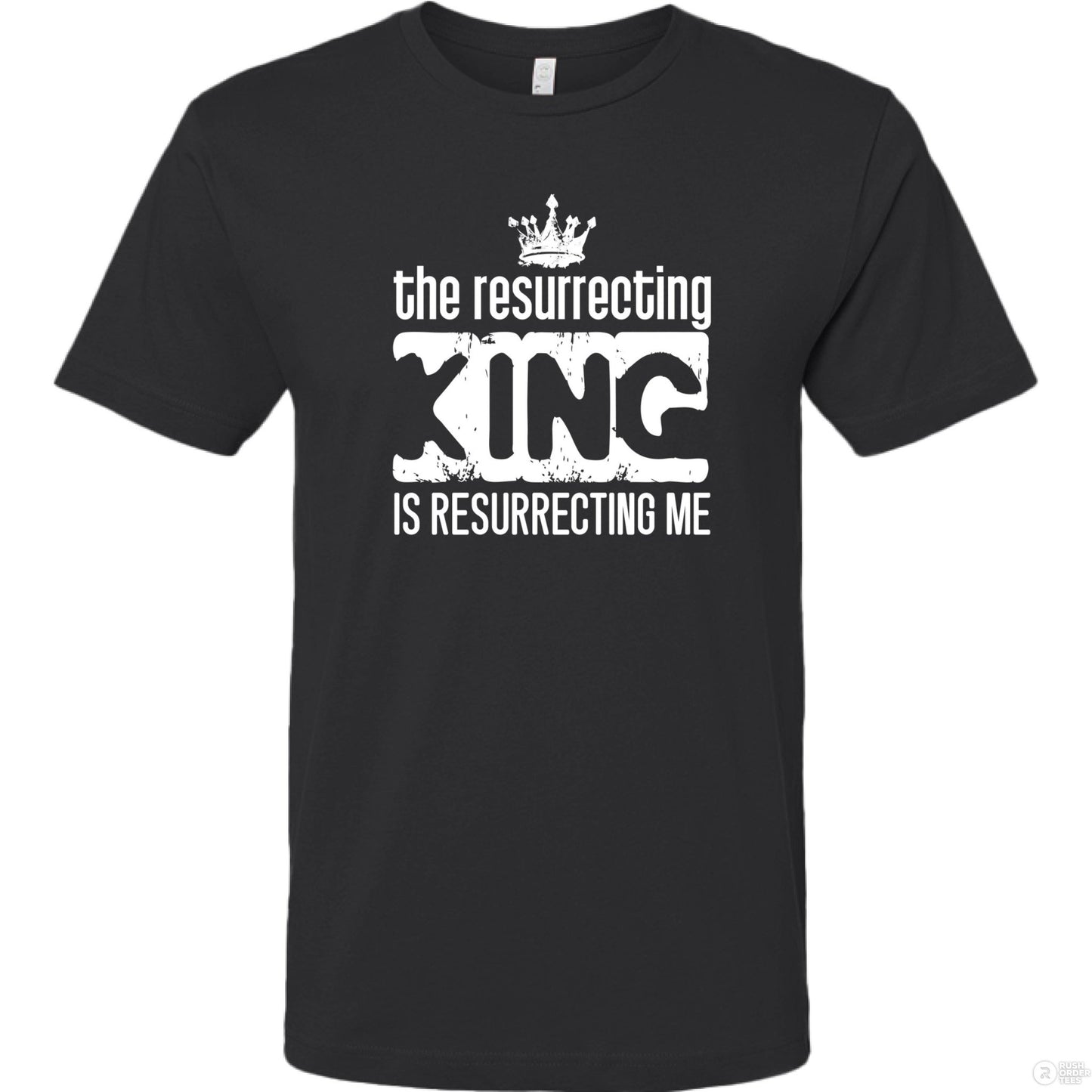 The Resurrecting King Men's Christian T-shirt - ClaimedbyGodDesigns