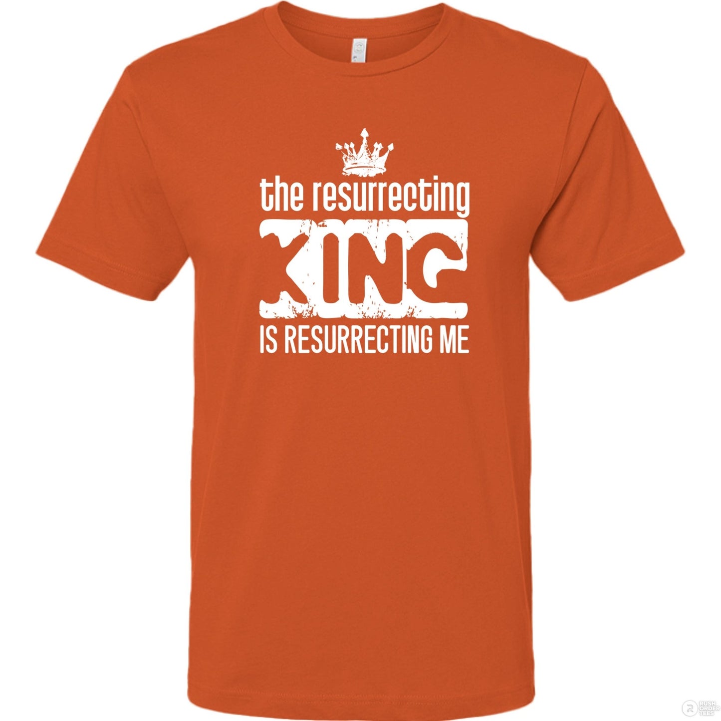 The Resurrecting King Men's Christian T-shirt - ClaimedbyGodDesigns