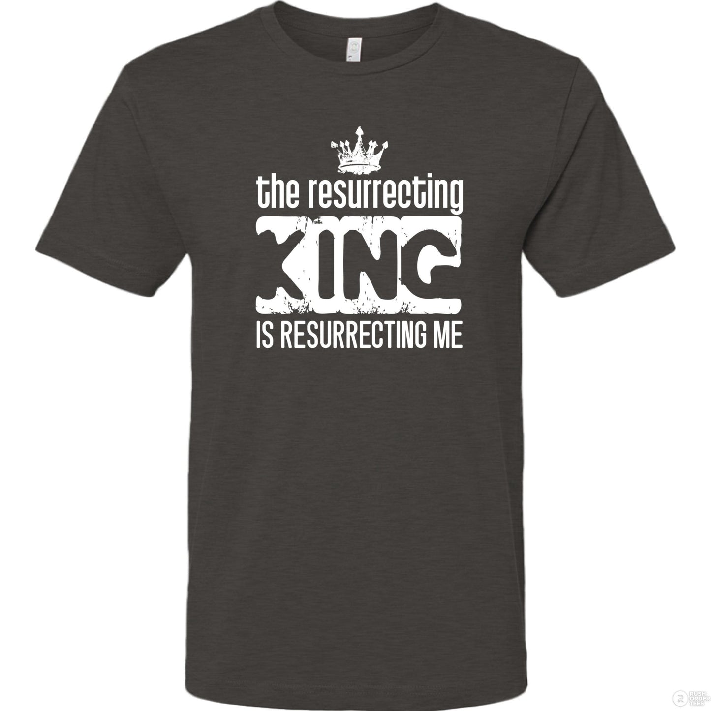 The Resurrecting King Men's Christian T-shirt - ClaimedbyGodDesigns